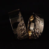 Evergreen tree Wedding bands