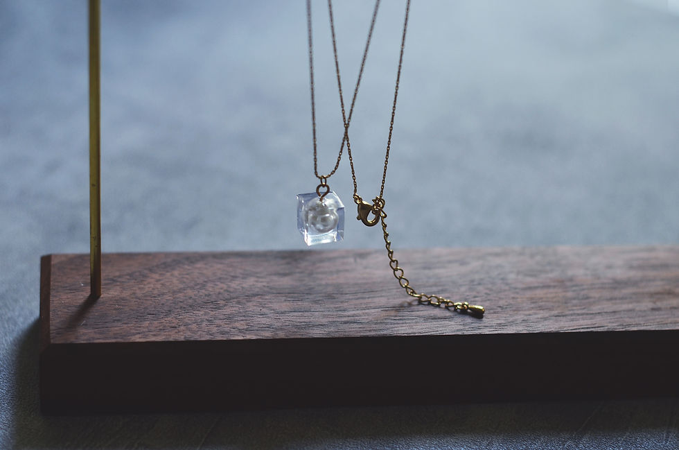 Pearl Ice Cube Necklace Sekundär