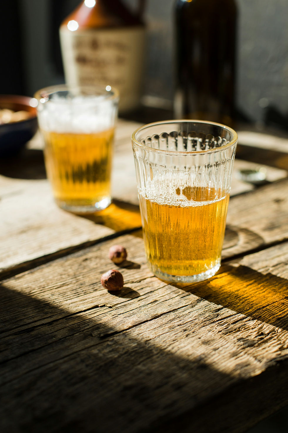 local beer served at bar in Mojácar Playa