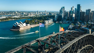 erial view of Sydney Harbour Bridge and Opera House — Navigate CFO Sydney business planning