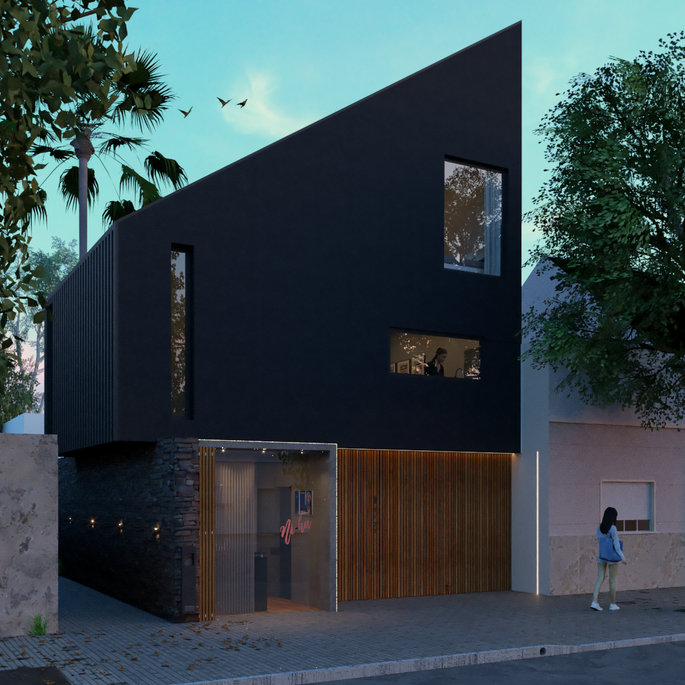vivienda consultorio frente