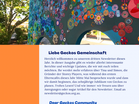 Geckos Newsletter 3/2023