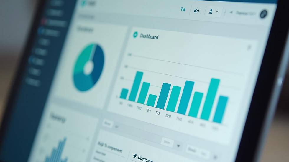 Close-up view of a social media dashboard showing video engagement metrics