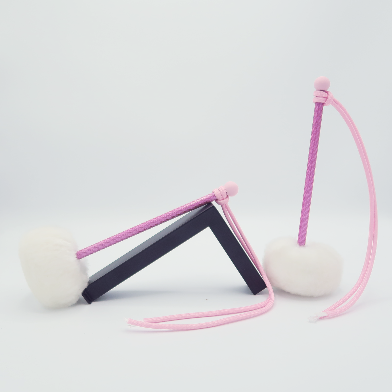 By the right: Tenor Sticks (White x Pink)