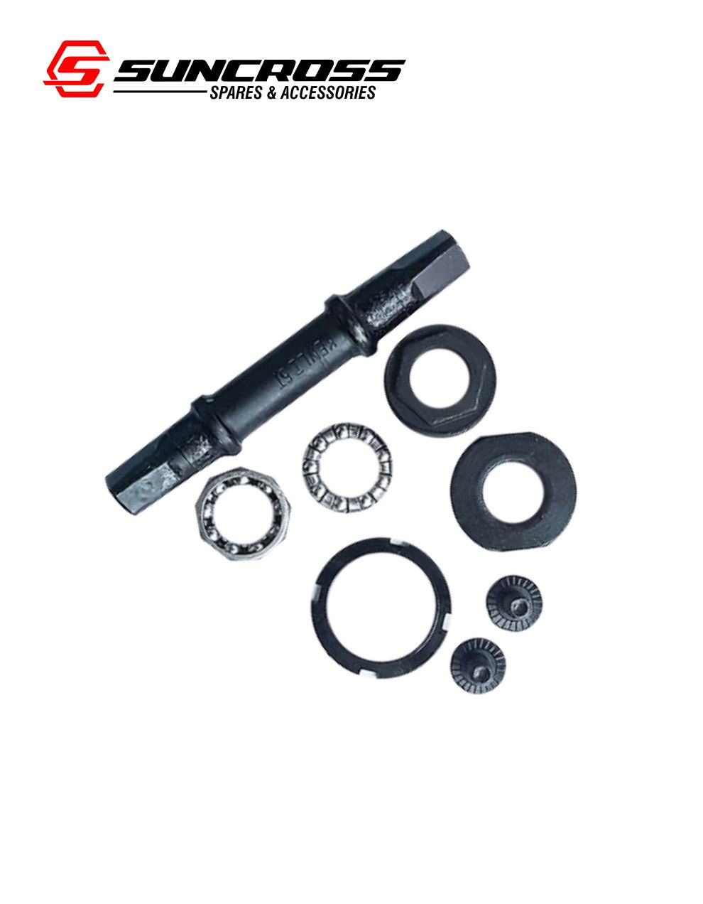 BOTTOM BRACKET  COMPLETE ( C/LESS) (128MM)