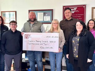 Franklin Insurance Backs Downtown Revitalization with $5,000 Donation to Franklin Moving Forward
