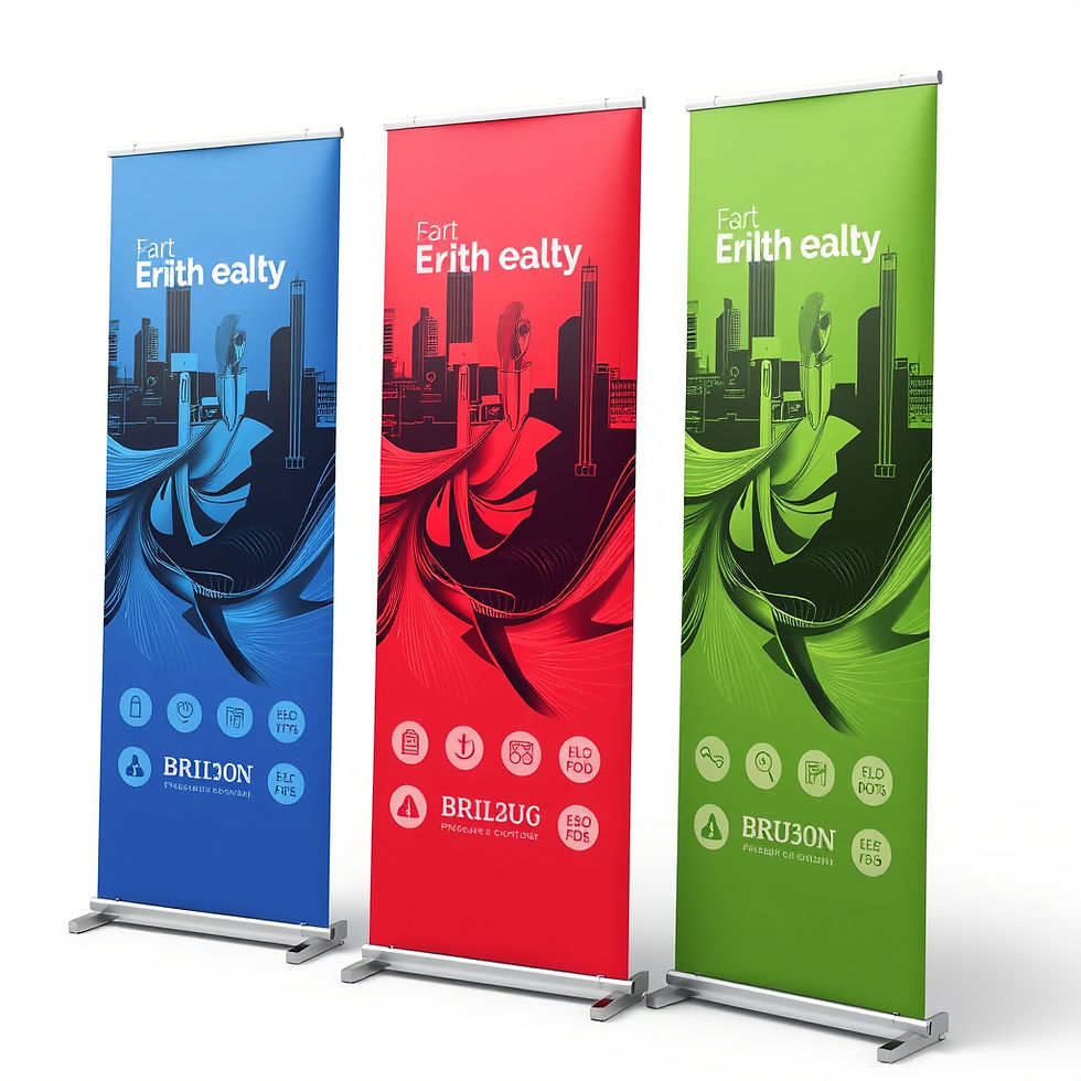 Our roll up banners are the perfect solution for eye-catching displays at any event. With