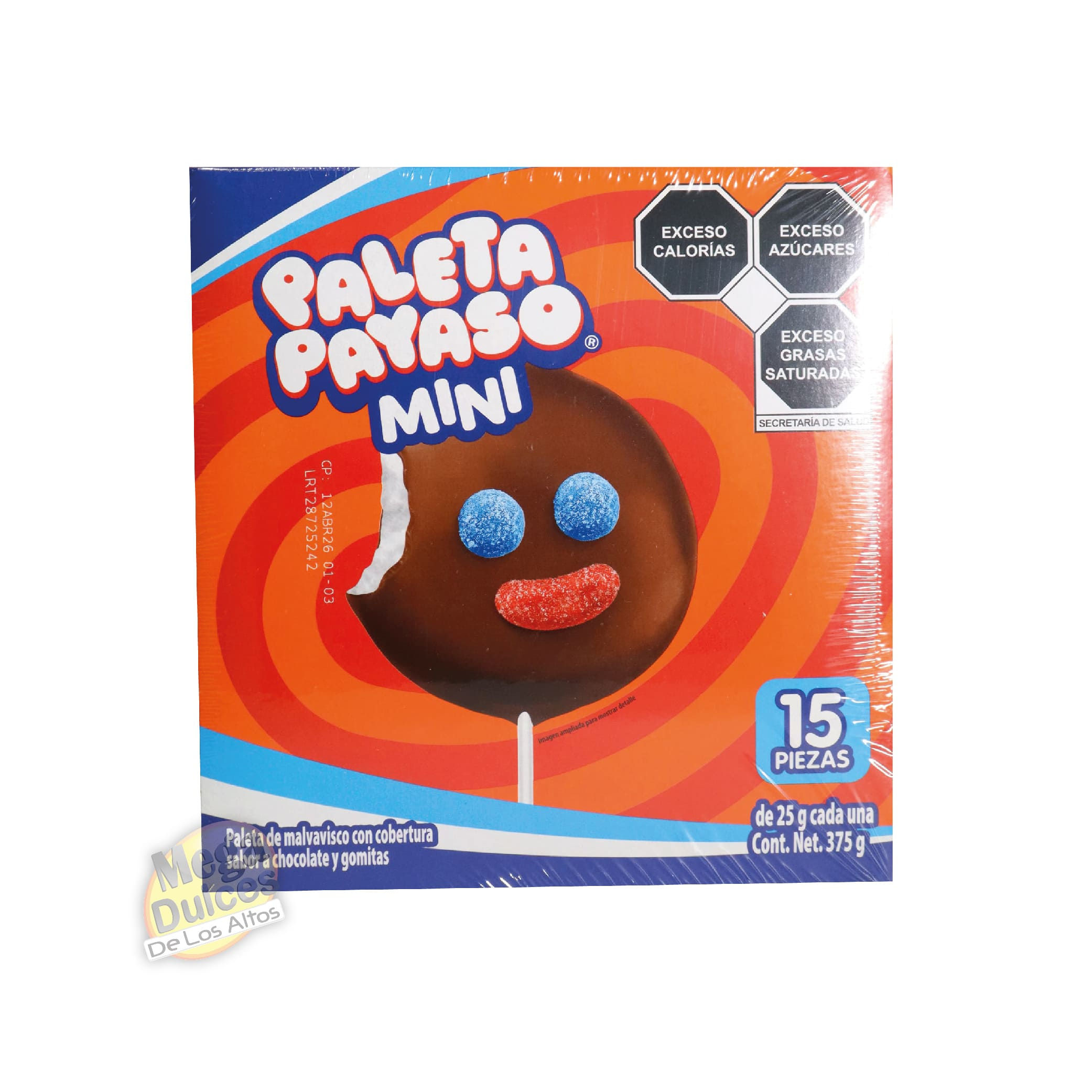 PALETA PAYASO MINI RICOLINO