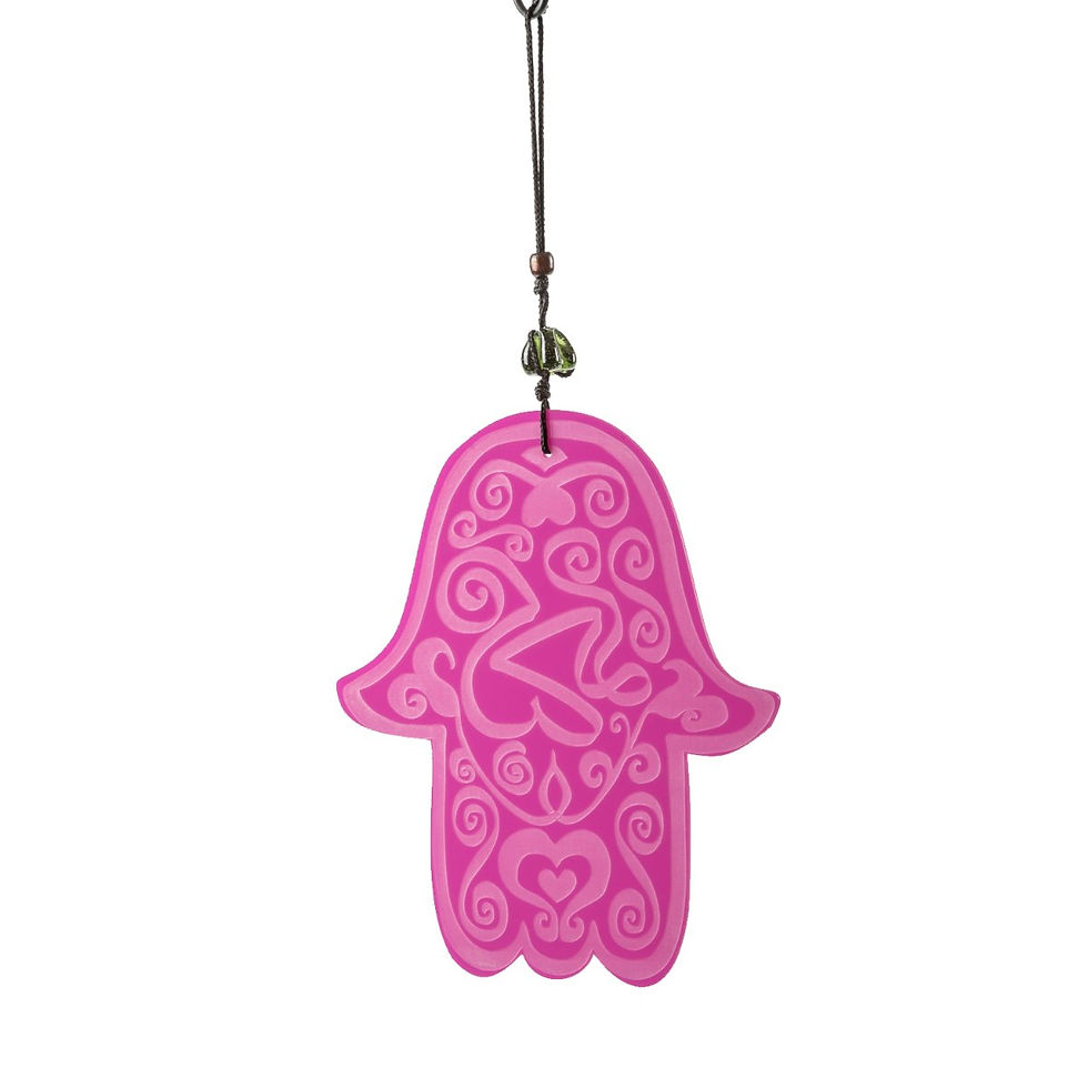 Thumbnail: "LOVE" PLEXI GLASS HAND ORNAMENT