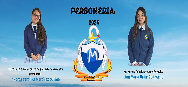 EL COLMIS, tiene el gusto de presentar a su nueva personera. Andrea caroli mARTINEZ gUILLE