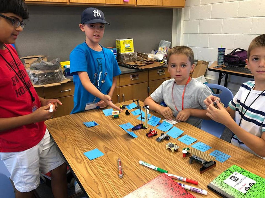 Camp Katy students learning and enjoying