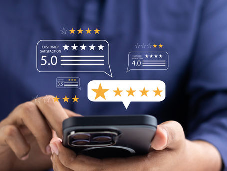 Person raiting an online product/service