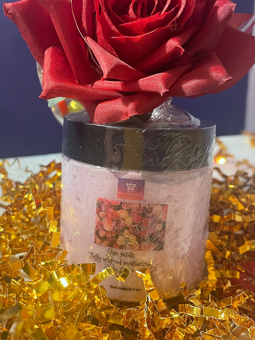 Thumbnail: Rose petals with real Rose & sandalwood essential oils