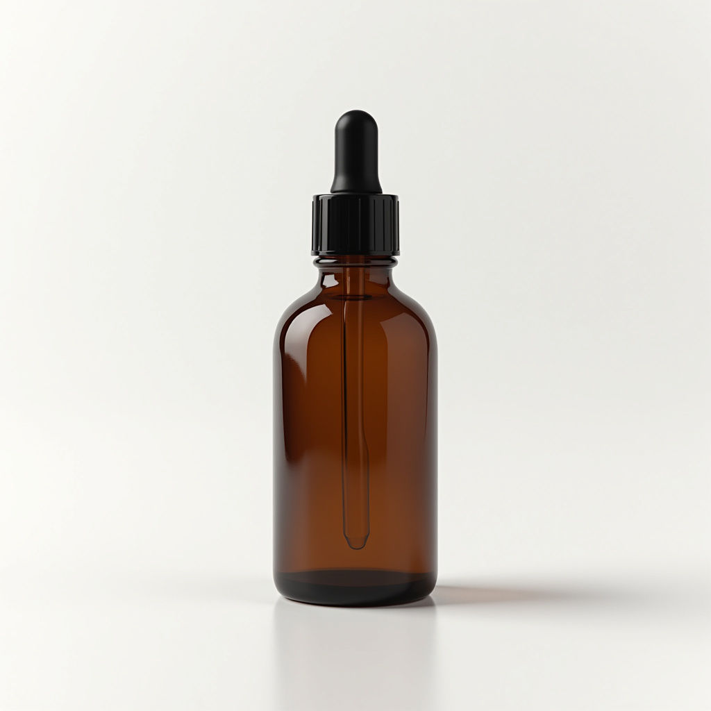 Amber Apothecary Bottle