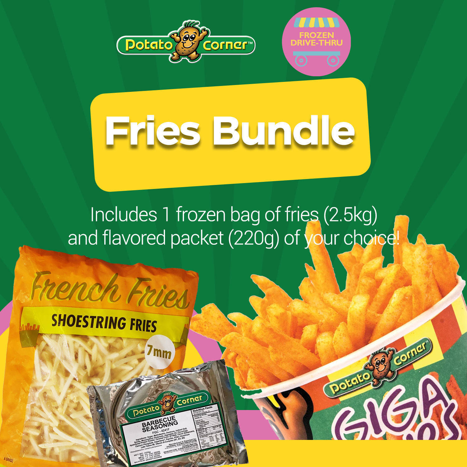 Potato Corner Fries Bundle