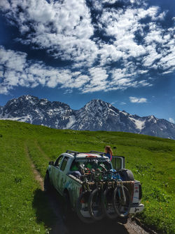 Georgia Svaneti mountain biking