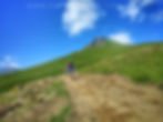 Enduro trail in Gudauri ski resort