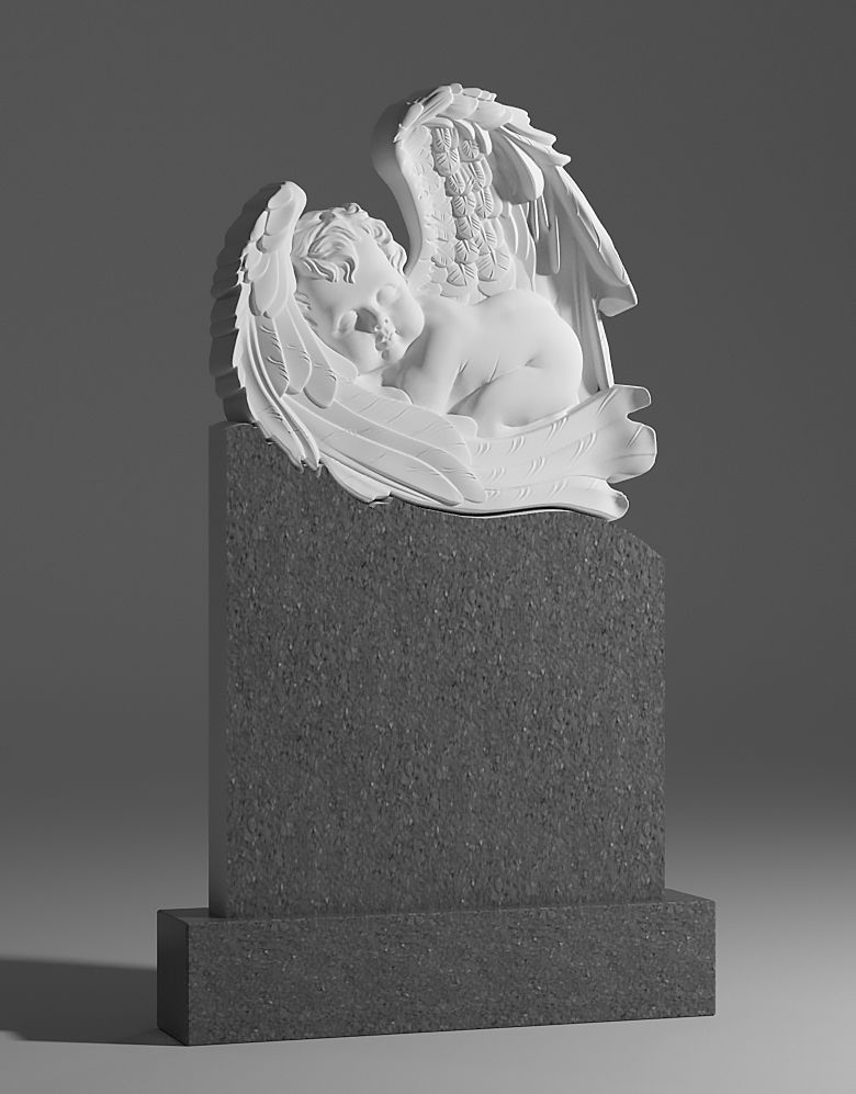 Sīktēls: PIEMINEKLIS 100x60cm AR EŅĢELI NR.: MK127