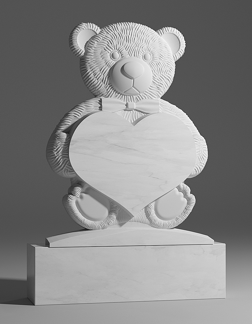 Sīktēls: PIEMINEKLIS 100X60cm LĀCIS-SIRDS NR.: MK228