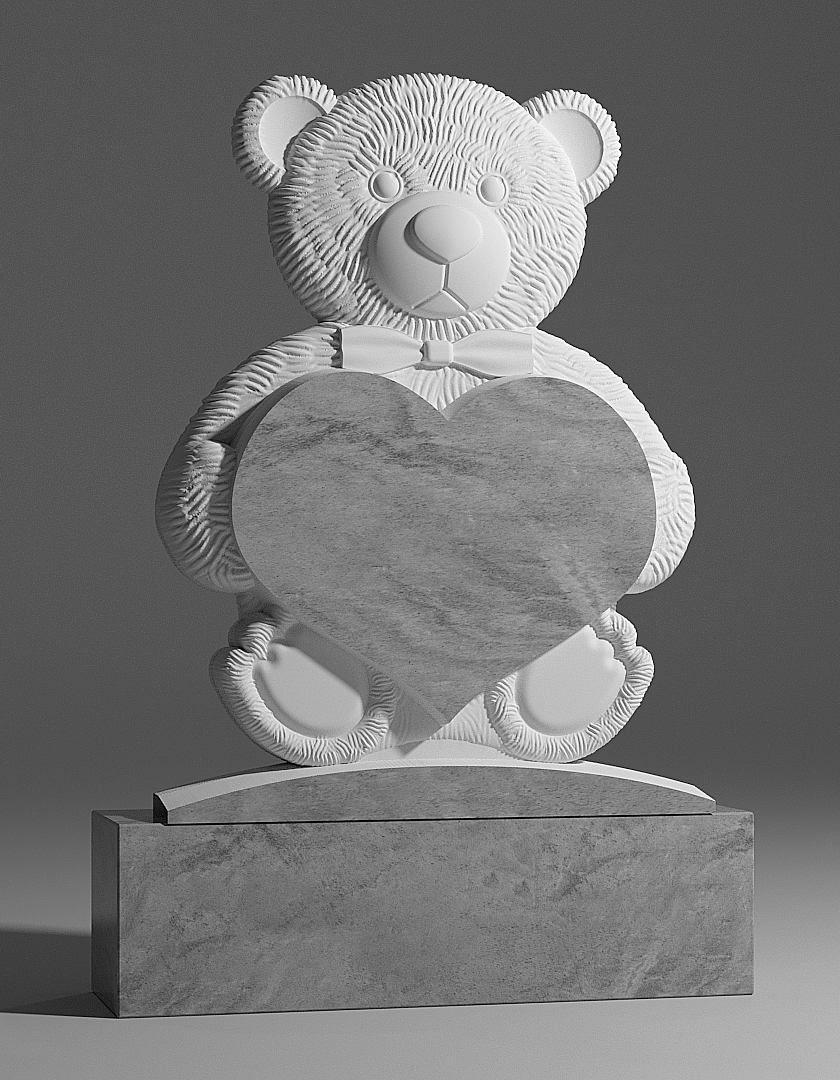 Sīktēls: PIEMINEKLIS 100X60cm LĀCIS-SIRDS NR.: MK228