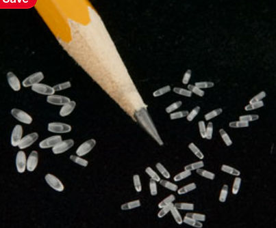 medical parts with pencil