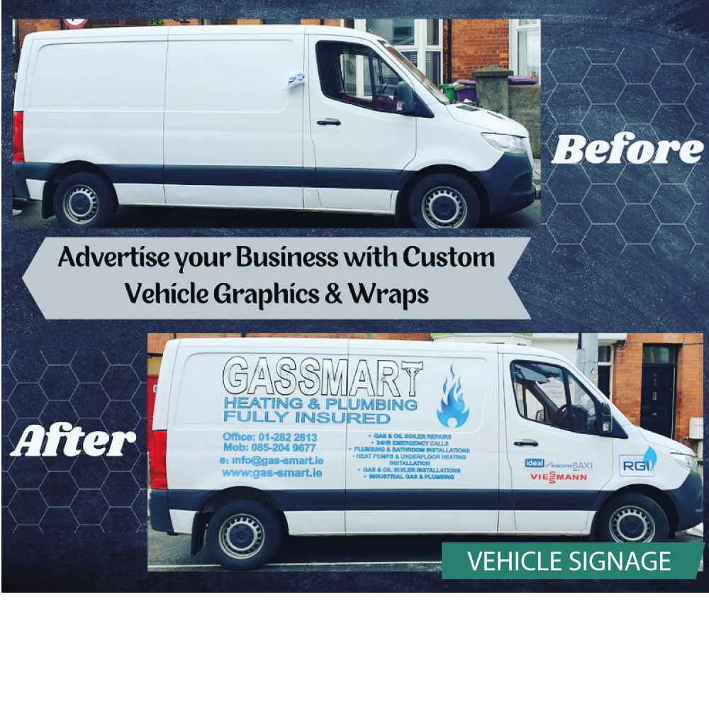 Graphics for Fleets, Cars & Vans, Boats Vehicle Graphics Wicklow