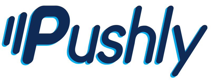 Pushly Logo - blue