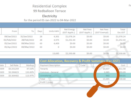 Accounting for ‘unaccounted energy usage’; exploring how an unmetered balance could be costing your property?