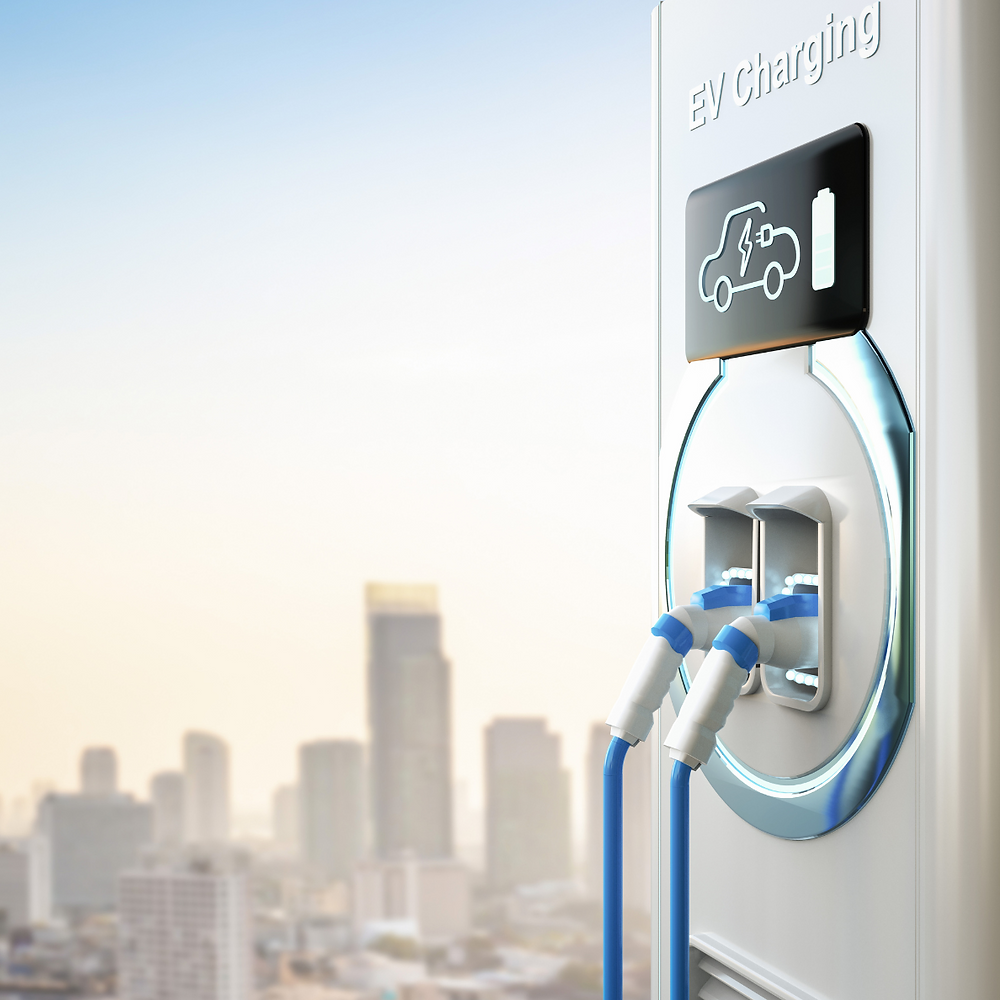 Illustration of Lithium Battery Technology For Sustainable Apartments