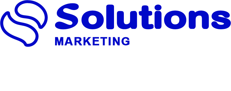 solutions marketing logo blauw