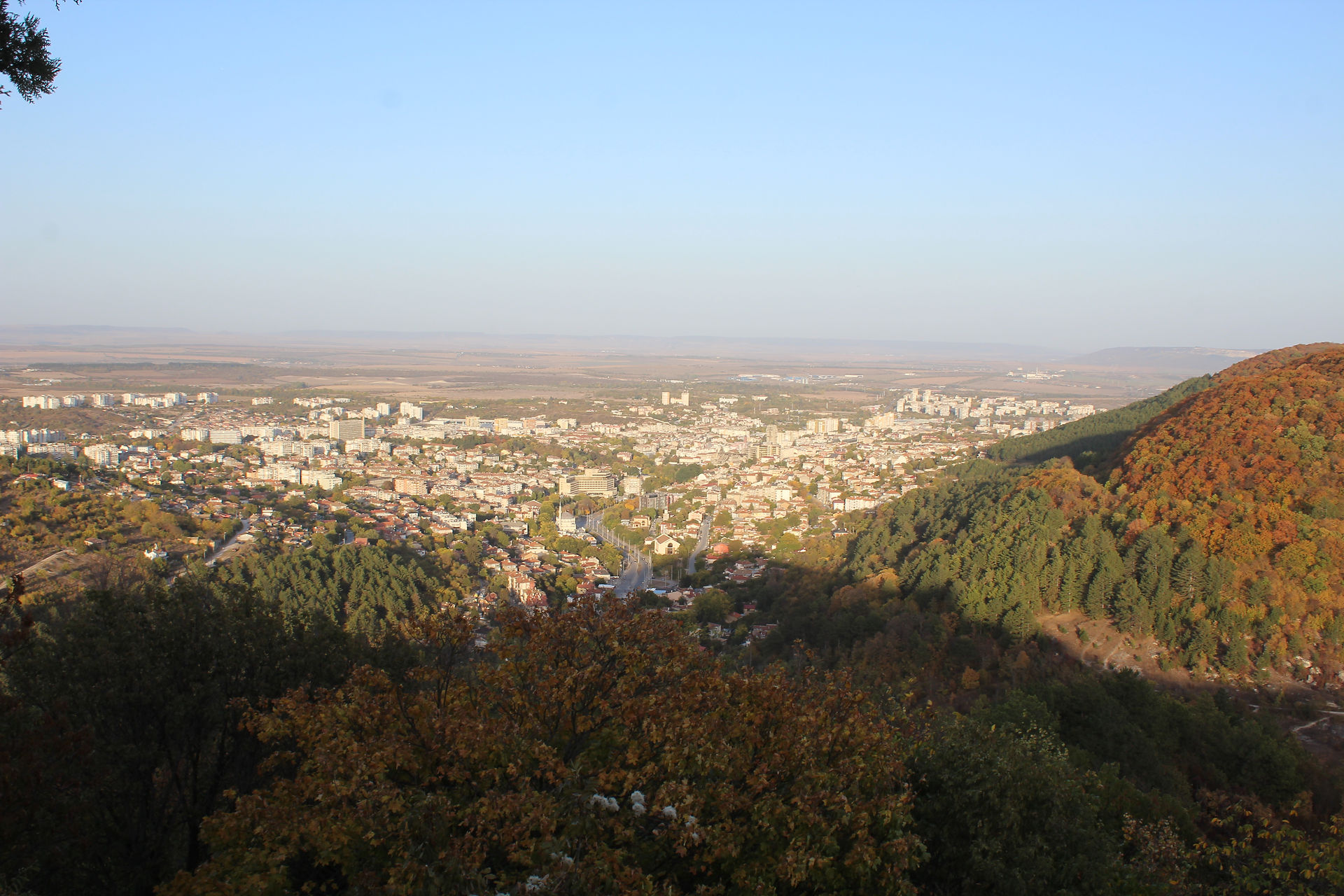 Гледка към Шумен