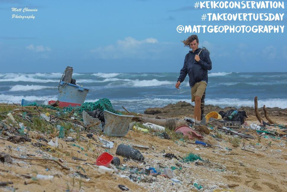 oahu hawaii plastic matthew chauvin marine debris