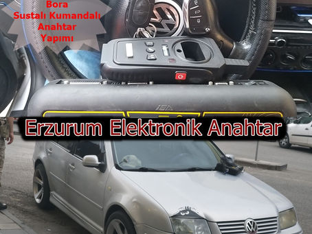 2000 Volkswagen Bora Sustalı Kumandalı Anahtar Yapımı