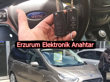 2018 Ford Tourneo Courier Yedek Sustalı Kumandalı Anahtar Yapımı