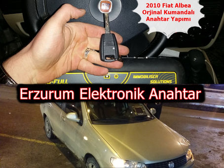 2010 Fiat Albea Orjinal Kumandalı Anahtar Yapımı