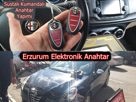2014 AlfaRomeo Giulietta Orjinal Sustalı Kumandalı Anahtar Yapımı