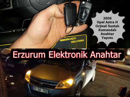 2006 Opel Astra H Orjinal Sustalı Kumandalı Anahtar Yapımı