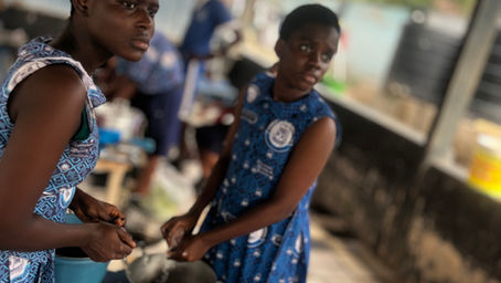 JHS 3 Students Shine in Hands-On Cooking Practical