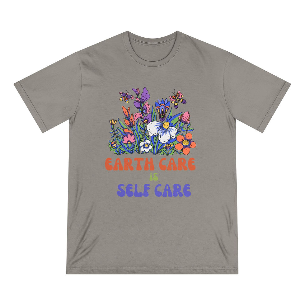 Thumbnail: Eco-Friendly Graphic T-Shirt - "Earth Care is Self Care"