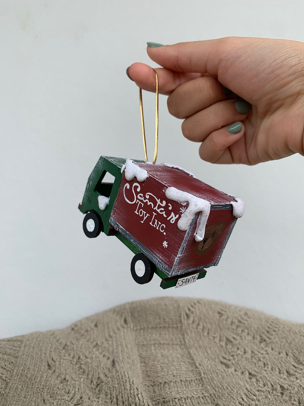 Miniatura: Enfeite caminhão brinquedo