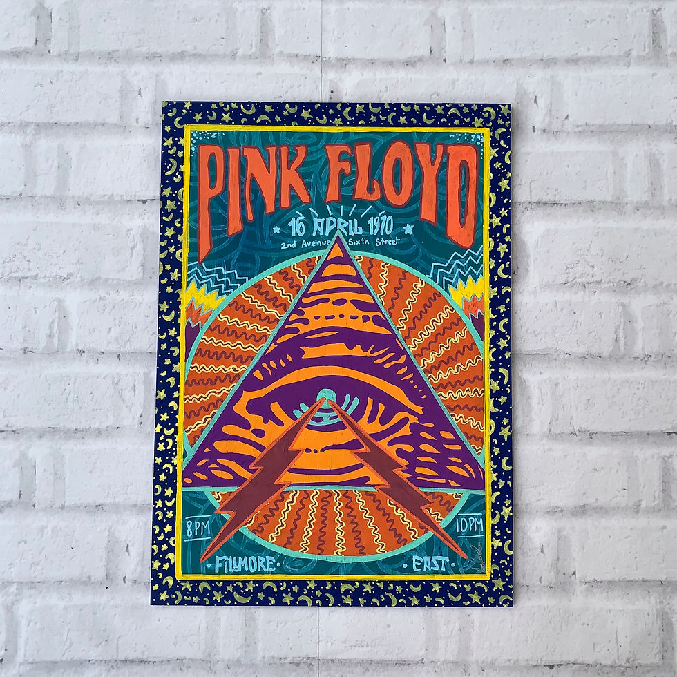PLACA DECORATIVA PINK FLOYD