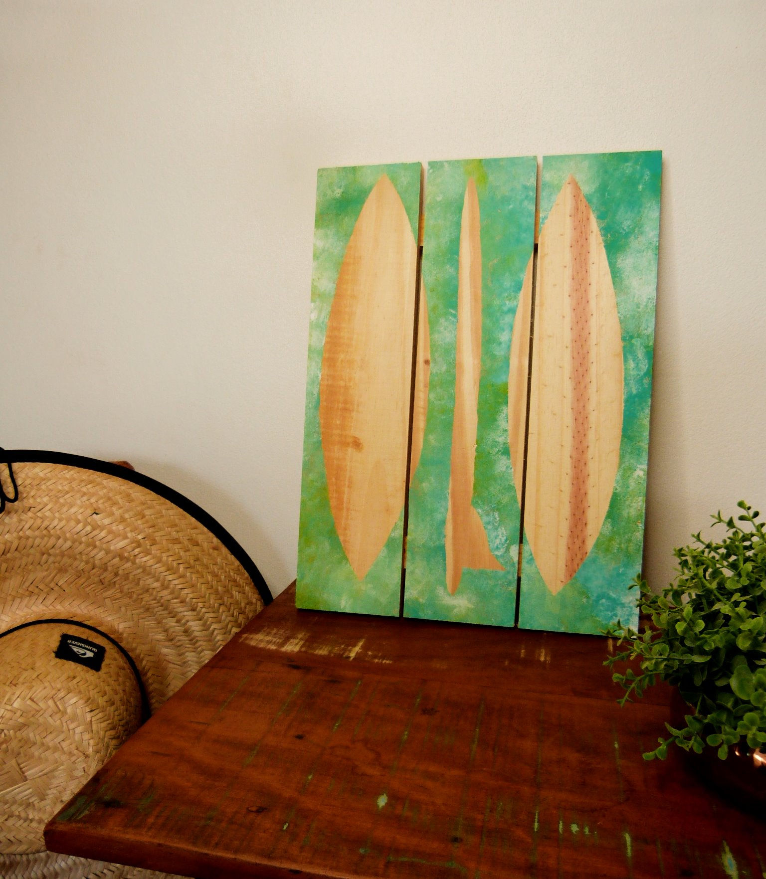 Quadro Madeira - Pranchas de Surf