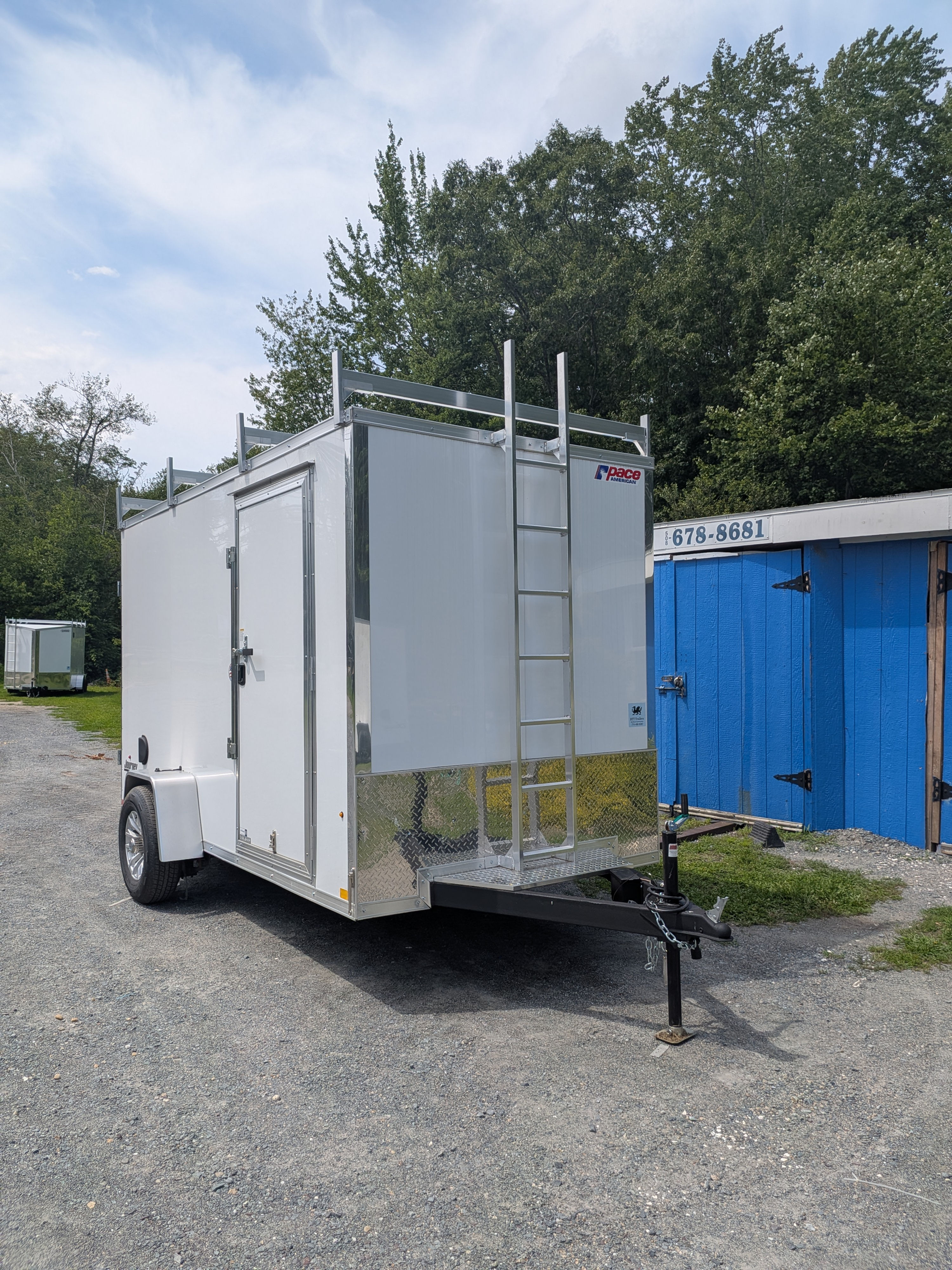 6x12 Ladder Racks 5000 gvwr Barn Door Side Doors Vents