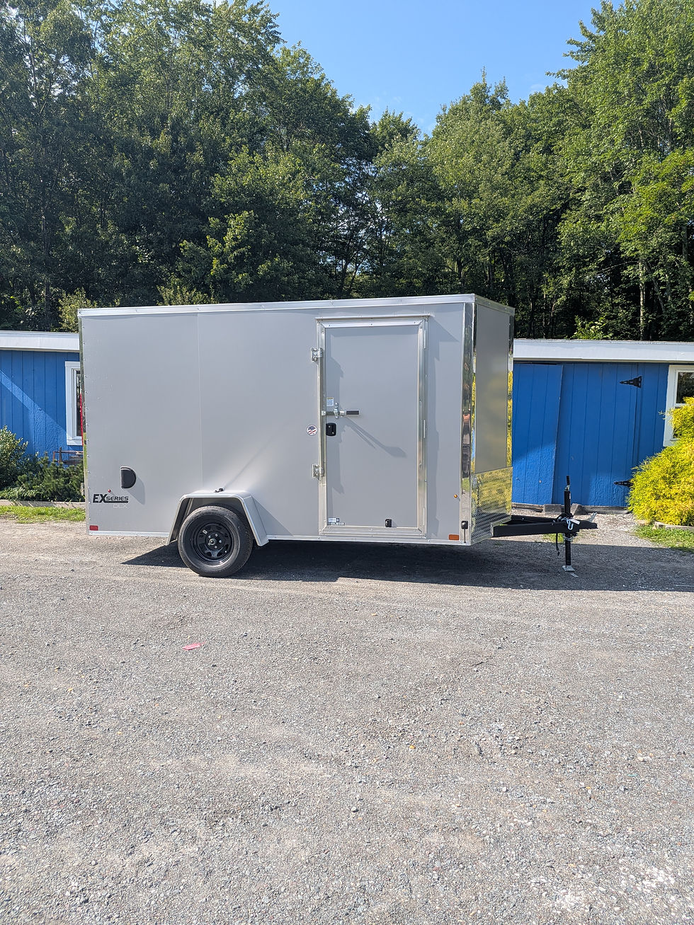 Miniatura: 6x12 Vnose 6'6" Poly  .080 One Piece Translucent Roof Ramp Ext