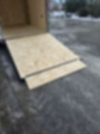 Thumbnail: 6x12V 7k GVWR ladder and racks, Translucent Roof, flat front, ramp