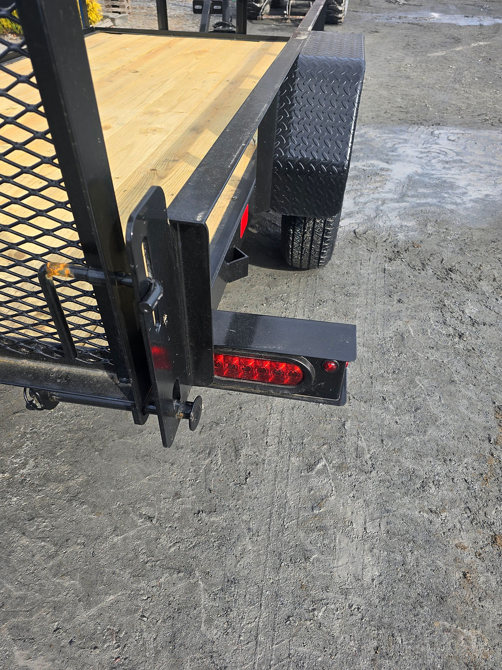 Thumbnail: 5x10 heavy duty landscape utility trailer by Currahee