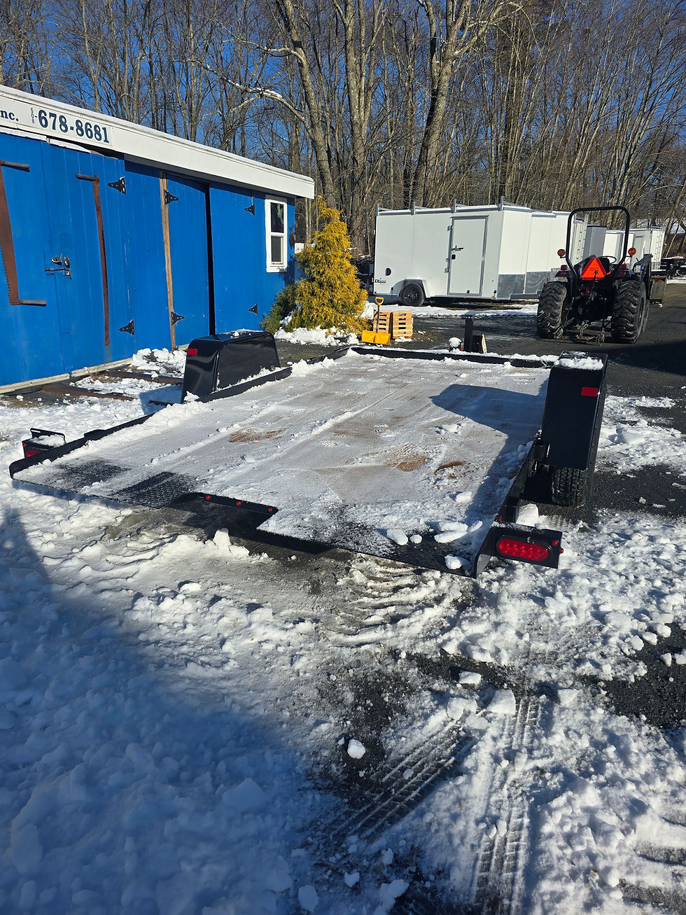 Thumbnail: 6k Single Axle Gravity Tilt Trailer 80"x12