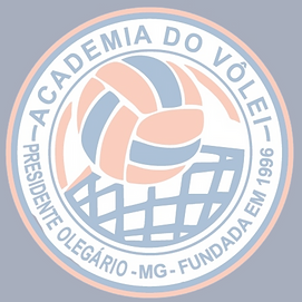 Logo da Academia do Vôlei de Presidente Olegário-MG.
