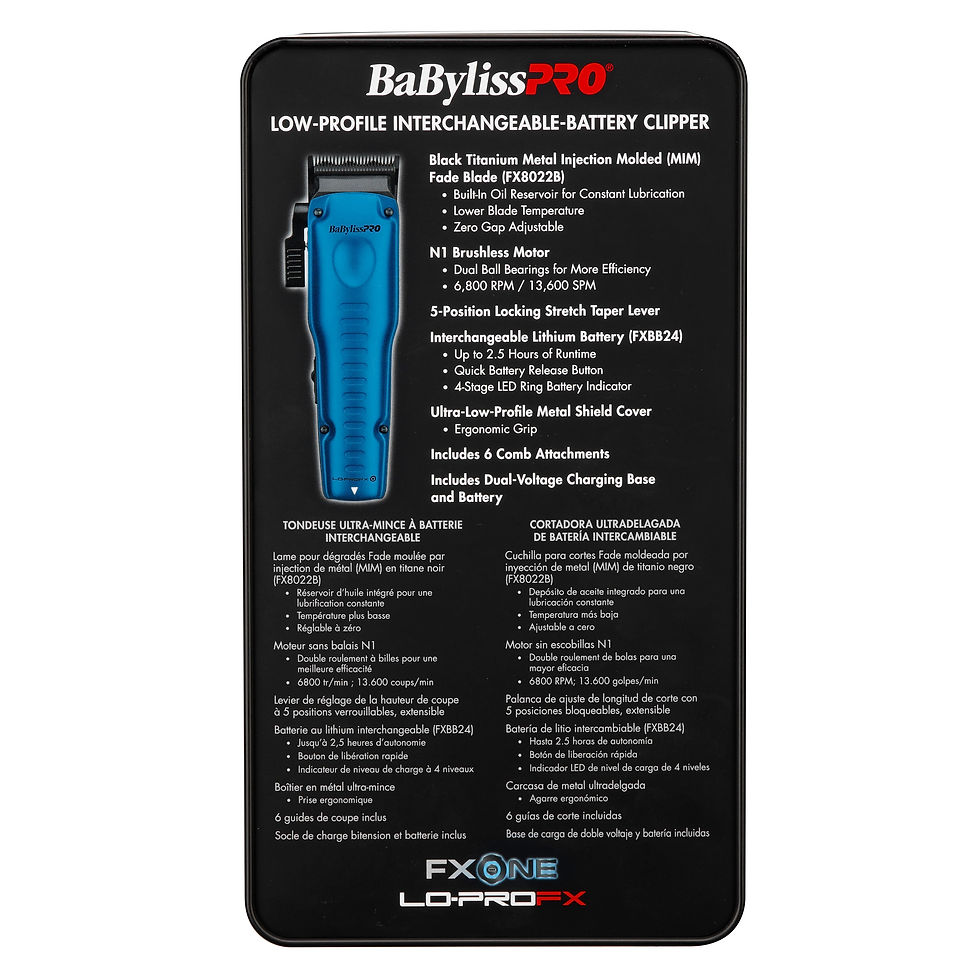 Thumbnail: BaBylissPRO FXONE Lo-Pro FX High Performance Low Profile Limited Edition Black &