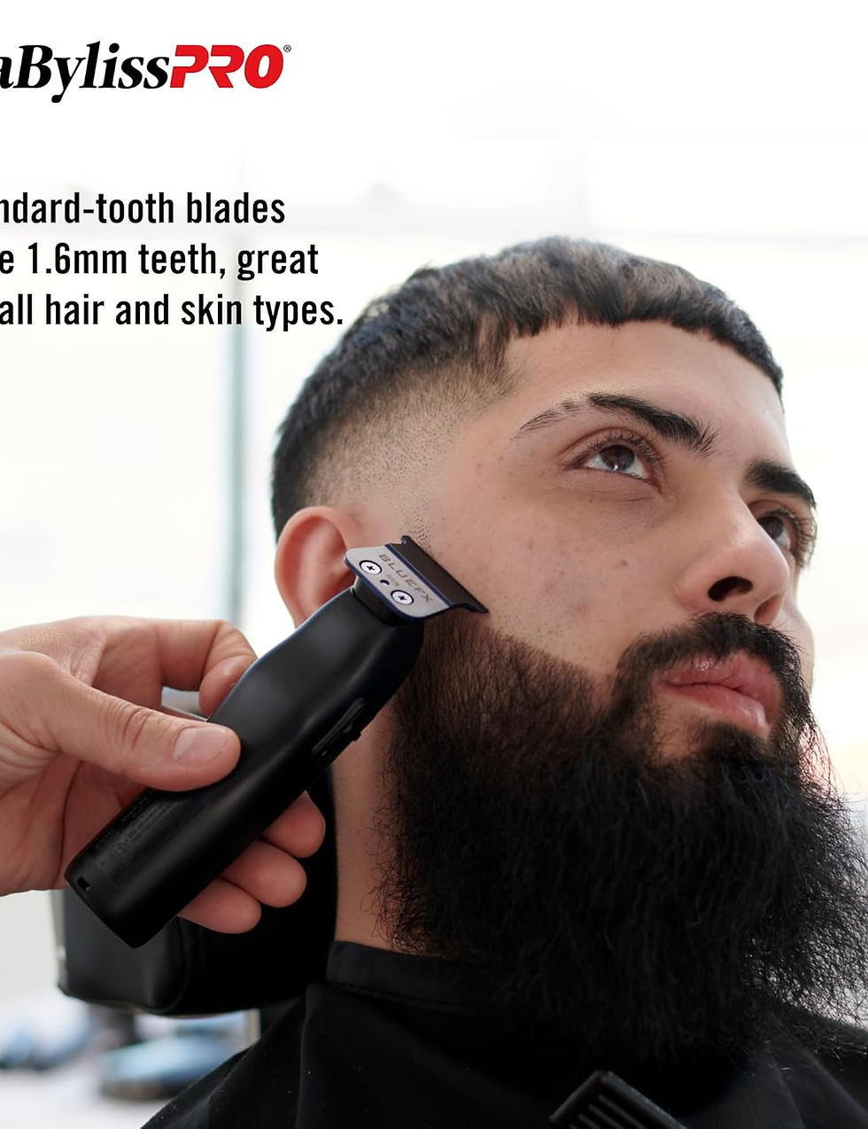 Thumbnail: BaBylissPRO Blue Titanium Standard Tooth T-Blade (FX707BL)